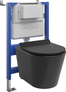 Mexen Rico ensemble encastré WC bâti-support pneumatique Tex Air XS-F avec cuvette WC Tornado et abattant à descente