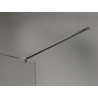 Mexen Kioto+ paroi de douche avec étagère Walk-in 70 x 200 cm, ombre noire 8 mm, gun metal - 800-070-121-95-76