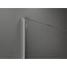 Mexen Kioto+ paroi de douche avec étagère Walk-in 110 x 200 cm, bronze 8 mm, chrome - 800-110-121-01-32