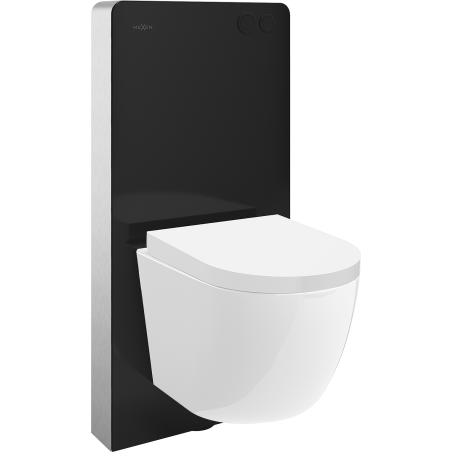 Mexen Lena ensemble en applique WC cadre pneumatique Tex Air G avec cuvette WC et abattant à descente progressive, blanc