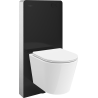 Mexen Rico ensemble WC sur cloison avec cadre pneumatique Tex Air G, cuvette WC et abattant à descente progressive, blanc
