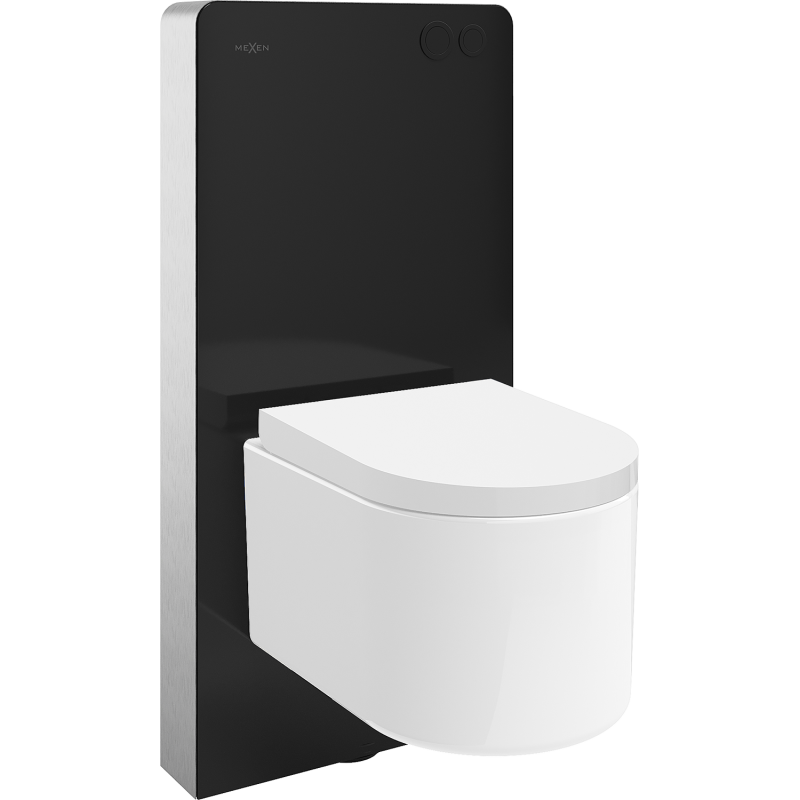 Mexen Sofia ensemble WC mural à châssis pneumatique Tex Air G avec cuvette WC Tornado et abattant à fermeture douce, blanc -