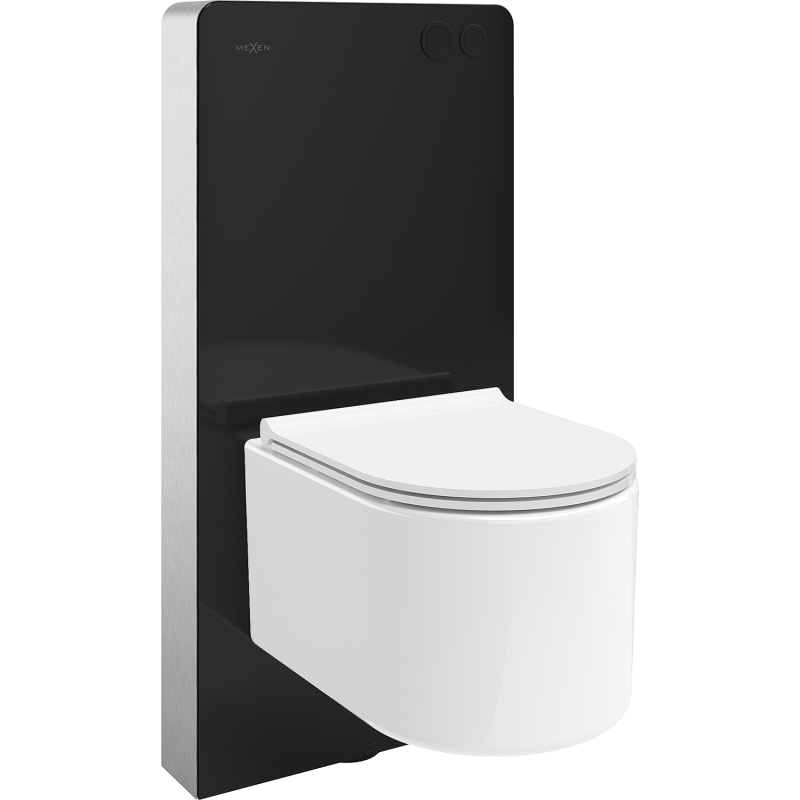 Mexen Sofia ensemble mural WC châssis pneumatique Tex Air G avec cuvette WC et abattant à descente progressive, blanc