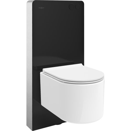 Mexen Sofia ensemble WC en saillie avec châssis pneumatique Tex Air G, cuvette WC Tornado et abattant à descente progressive,