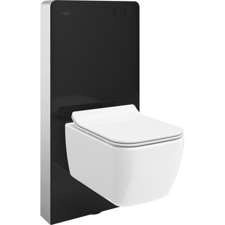 Mexen Stella ensemble mural WC cadre pneumatique Tex Air G avec cuvette WC et abattant à descente progressive, blanc