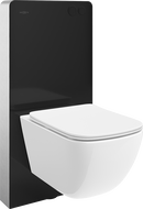 Mexen Timo ensemble mural WC châssis pneumatique Tex Air G avec cuvette WC Tornado et abattant à descente progressive, blanc -
