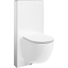 Mexen Lena ensemble WC en applique cadre pneumatique Tex Air G avec cuvette WC Tornado et abattant à descente lente blanc