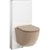 Mexen Lena Ensemble WC sur système pneumatique Tex Air G avec cuvette WC et abattant à descente amortie, cappuccino mat