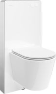 Mexen Rico ensemble WC mural châssis pneumatique Tex Air G avec cuvette WC Tornado et abattant à descente progressive blanc