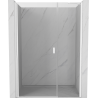 Mexen Mist-B porte de douche pivotante 95 cm, transparente, blanche - 8A2-095-001-20-00