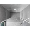 Mexen Mist-B porte de douche pivotante 95 cm, transparente, blanche - 8A2-095-001-20-00