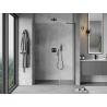 Mexen Mist-B porte de douche pivotante 100 cm, transparent, gris canon brossé - 8A2-100-001-66-00