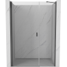 Mexen Mist-B porte de douche pivotante 100 cm, transparent, gris canon brossé - 8A2-100-001-66-00
