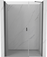 Mexen Mist-B porte de douche pivotante 100 cm, transparent, gris canon brossé - 8A2-100-001-66-00