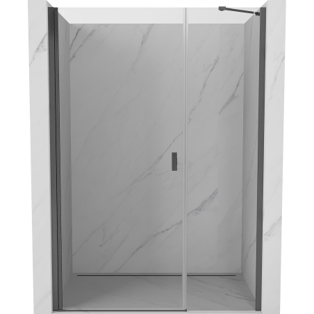 Mexen Mist-B porte de douche pivotante 105 cm, transparente, gris canon brossé - 8A2-105-001-66-00