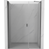Mexen Mist-B porte de douche battante 95 cm, transparent, métal canon - 8A2-095-001-95-00