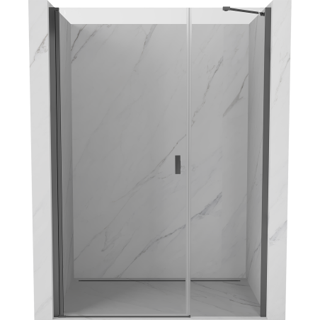 Mexen Mist-B porte de douche pivotante 100 cm, transparent, métal gun - 8A2-100-001-95-00