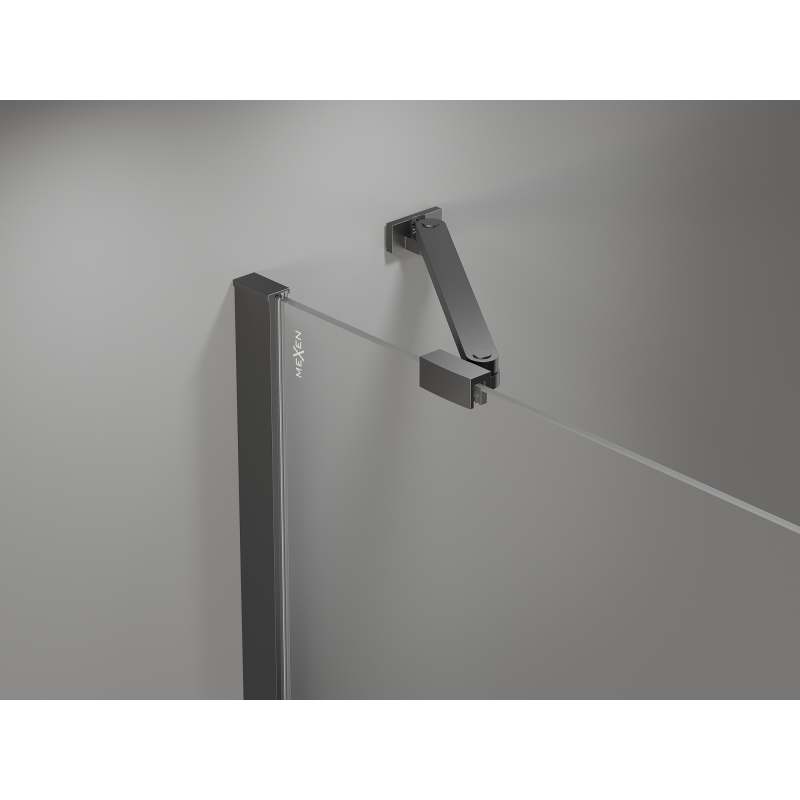 Mexen Mist-B porte de douche battante 105 cm, transparent, métal pistolet - 8A2-105-001-95-00