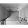 Mexen Mist-B porte de douche pivotante 115 cm, transparent, métal canon - 8A2-115-001-95-00