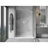 Mexen Mist-B porte de douche pivotante 100 cm, transparent, nickel brossé - 8A2-100-001-97-00