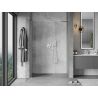 Mexen Mist-B porte de douche pivotante 100 cm, transparent, nickel brossé - 8A2-100-001-97-00