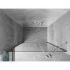 Mexen Mist-B porte de douche pivotante 100 cm, transparent, nickel brossé - 8A2-100-001-97-00