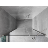 Mexen Mist-B porte de douche pivotante 110 cm, transparent, nickel brossé - 8A2-110-001-97-00