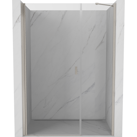 Mexen Mist-B porte de douche pivotante 110 cm, transparent, nickel brossé - 8A2-110-001-97-00