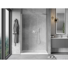 Mexen Mist-B porte de douche pivotante 115 cm, transparent, nickel brossé - 8A2-115-001-97-00