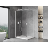 Mexen Mist-B cabine de douche pivotante 95 x 75 cm, transparente, blanche - 8A2T-095-075-20-00
