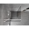 Mexen Mist-B cabine de douche pivotante 80 x 80 cm, transparent, blanche - 8A2T-080-080-20-00