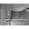 Mexen Mist-B cabine de douche pivotante 100 x 95 cm, transparent, blanc - 8A2T-100-095-20-00