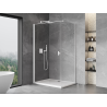 Mexen Mist-B cabine de douche pivotante 70 x 110 cm, transparente, blanche - 8A2T-070-110-20-00