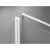 Mexen Mist-B cabine de douche pivotante 80 x 110 cm, transparente, blanche - 8A2T-080-110-20-00