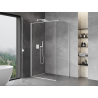 Mexen Mist-B cabine de douche pivotante 80 x 110 cm, transparente, blanche - 8A2T-080-110-20-00