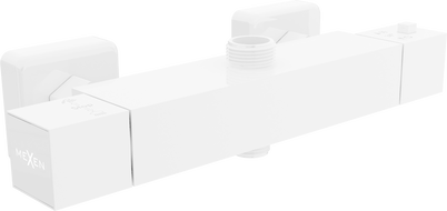 Mexen Cube mitigeur thermostatique de douche, blanc - 77250-20