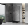 Mexen Mist-B cabine de douche pivotante 95 x 90 cm, transparente, gris canon brossé - 8A2T-095-090-66-00