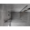 Mexen Mist-B cabine de douche pivotante 80 x 110 cm, transparent, gris gun brossé - 8A2T-080-110-66-00