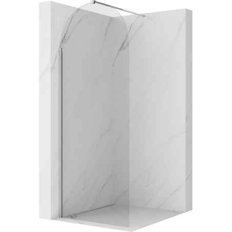 Mexen Kioto-Q paroi de douche Walk-in 80 x 200 cm, transparent 8 mm, chrome - 800-080-101-01-00-Q