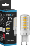 Mexen Aura Ampoule LED G9, 4,8W, Chaude - 3000K, 600 lm - L121-G9-0530-01