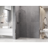 Mexen Kioto-Q paroi de douche Walk-in 90 x 200 cm, transparent 8 mm, chrome - 800-090-101-01-00-Q