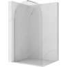 Mexen Kioto-Q paroi de douche Walk-in 120 x 200 cm, transparent 8 mm, chromé - 800-120-101-01-00-Q