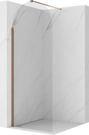 Mexen Kioto-Q Paroi de douche Walk-in 80 x 200 cm, transparent 8 mm, or rose - 800-080-101-60-00-Q