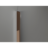 Mexen Kioto-Q Paroi de douche Walk-in 80 x 200 cm, transparent 8 mm, or rose - 800-080-101-60-00-Q