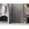 Mexen Kioto-Q paroi de douche Walk-in 80 x 200 cm, transparent 8 mm, gris canon brossé - 800-080-101-66-00-Q