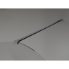 Mexen Kioto-Q paroi de douche Walk-in 80 x 200 cm, transparent 8 mm, gris canon brossé - 800-080-101-66-00-Q