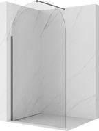 Mexen Kioto-Q Paroi de douche Walk-in 100 x 200 cm, transparent 8 mm, gris canon brossé - 800-100-101-66-00-Q