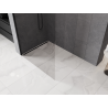 Mexen Kioto-Q Panneau de douche Walk-in 110 x 200 cm, transparent 8 mm, noir - 800-110-101-70-00-Q