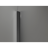 Mexen Kioto-Q Panneau de douche Walk-in 100 x 200 cm, transparent 8 mm, gun metal - 800-100-101-95-00-Q