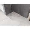 Mexen Kioto-Q paroi de douche walk-in 90 x 200 cm, transparent 8 mm, nickel brossé - 800-090-101-97-00-Q